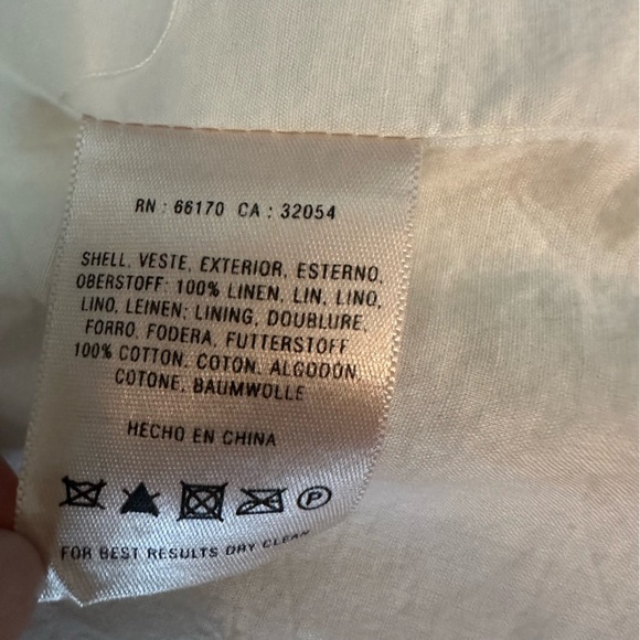 Koto Bofolo Anthropologie Linen Shirt Dress  Size 00 (a4 - Picture 11 of 13